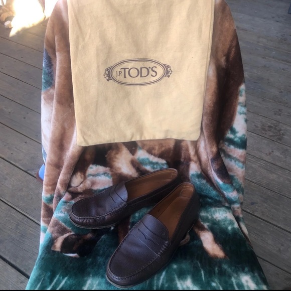 Tods City' Penny Driving Shoe womens 8 - Picture 4 of 8